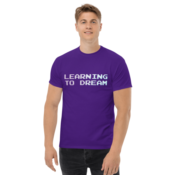 men classic tee purple