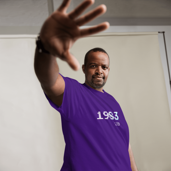 men classic tee purple