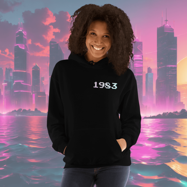 unisex heavy blend hoodie black